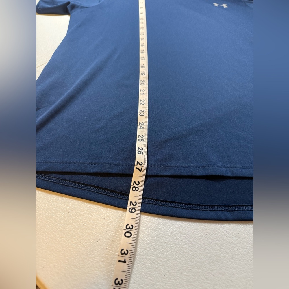 Under Armour Men's Navy Blue Crew Neck Short Sleeve Gym Tech Tee Size XL - Picture 4 of 8